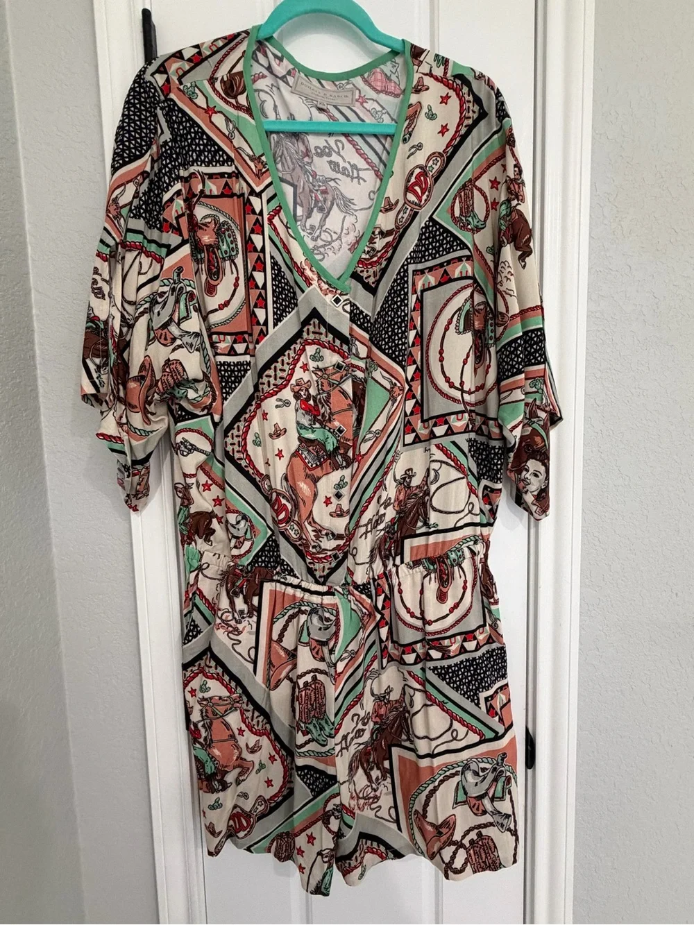 Double D Ranchwear western romper XL - Picture 1 of 4